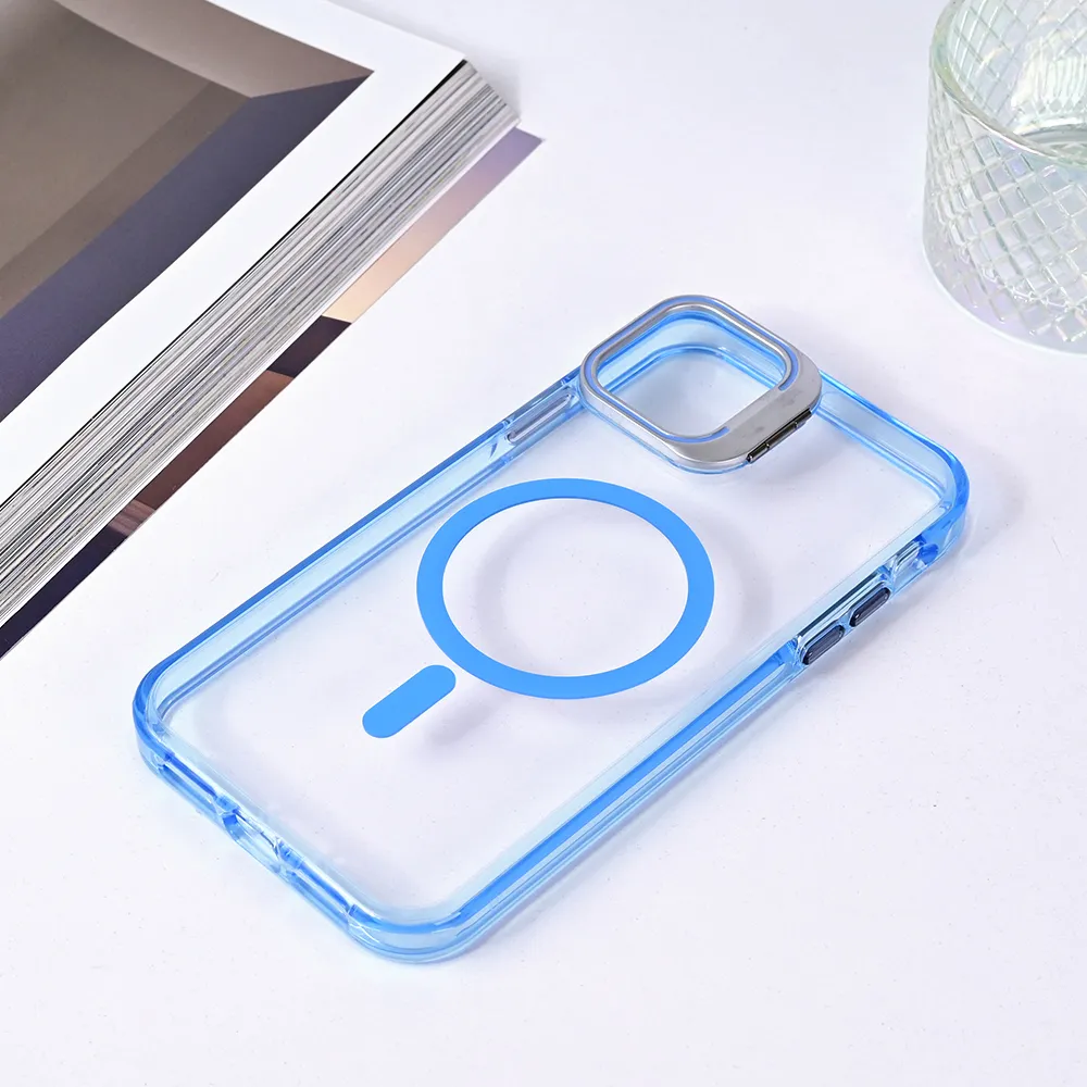 Maska Magsafe transparent za iPhone 11 6.1 plava