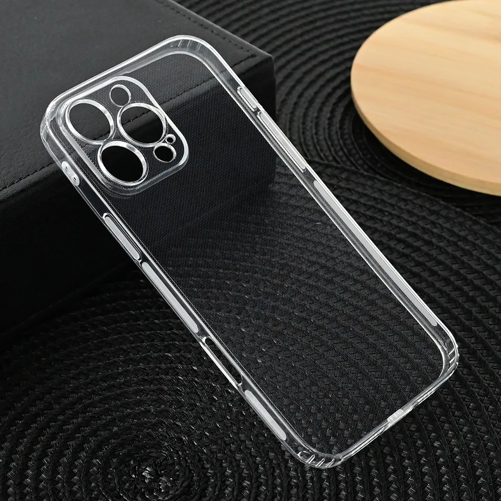 Maska silikonska Ultra Thin with pluggy za iPhone 16 Pro Max 6.9 transparent