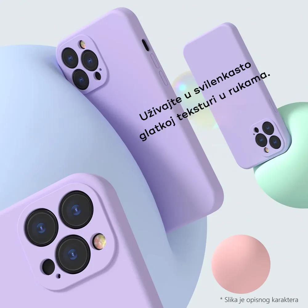 Maska Teracell Soft Velvet za iPhone 16 Pro Max 6.9 ljubicasta