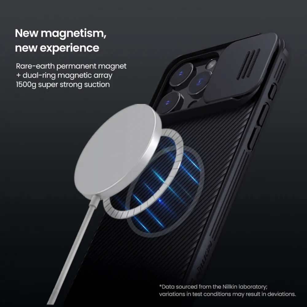 Maska Nillkin CamShield Pro Magnetic za iPhone 16 Pro 6.3 crna