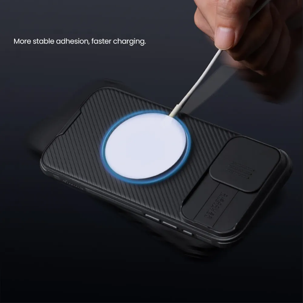 Maska Nillkin CamShield Pro Magnetic za iPhone 16 Pro 6.3 crna