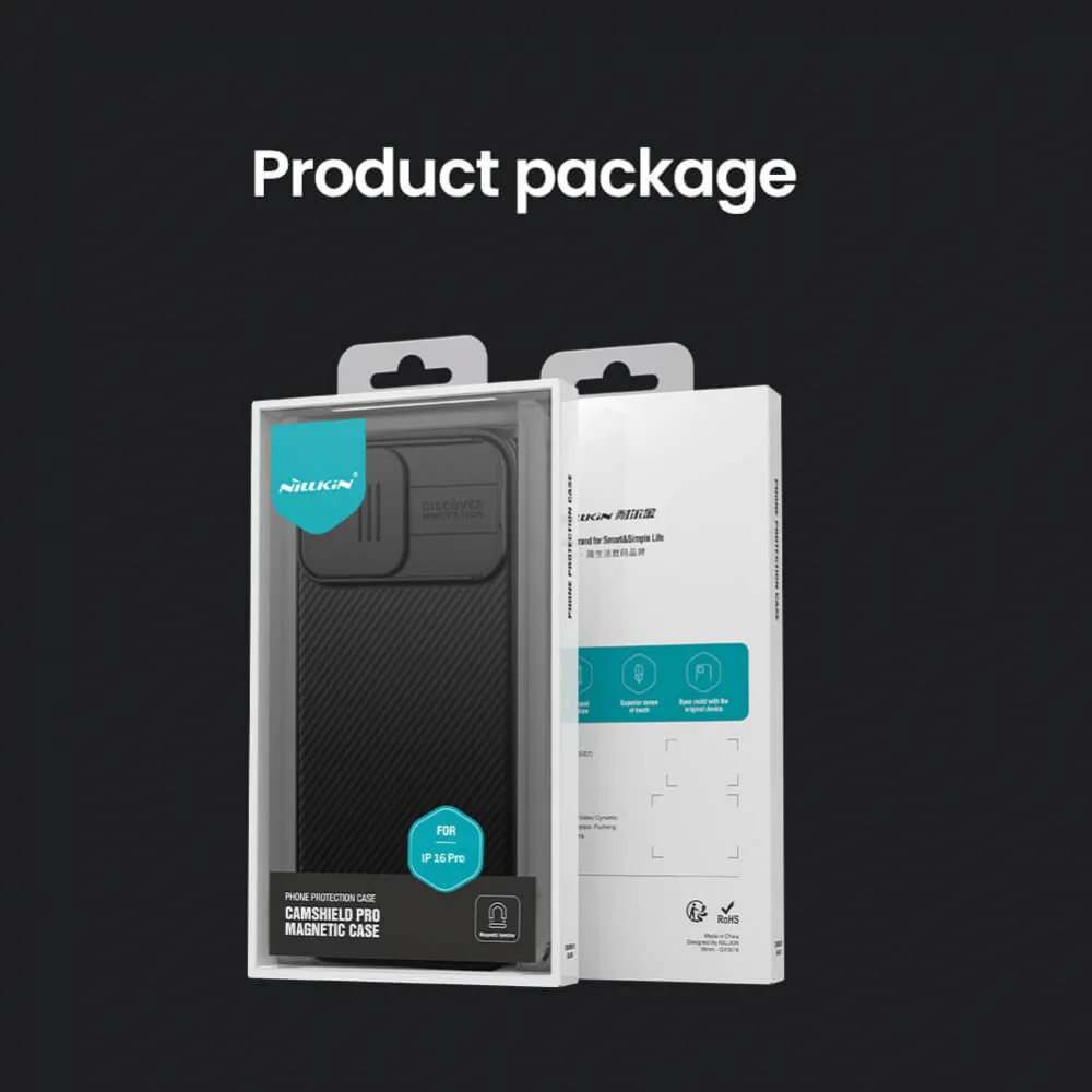 Maska Nillkin CamShield Pro Magnetic za iPhone 16 Pro 6.3 crna
