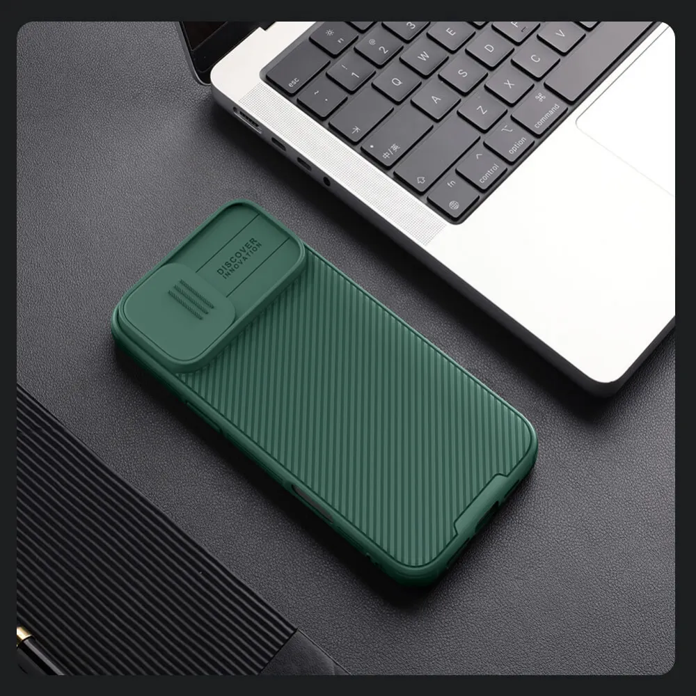 Maska Nillkin CamShield Pro za iPhone 16 6.1 zelena