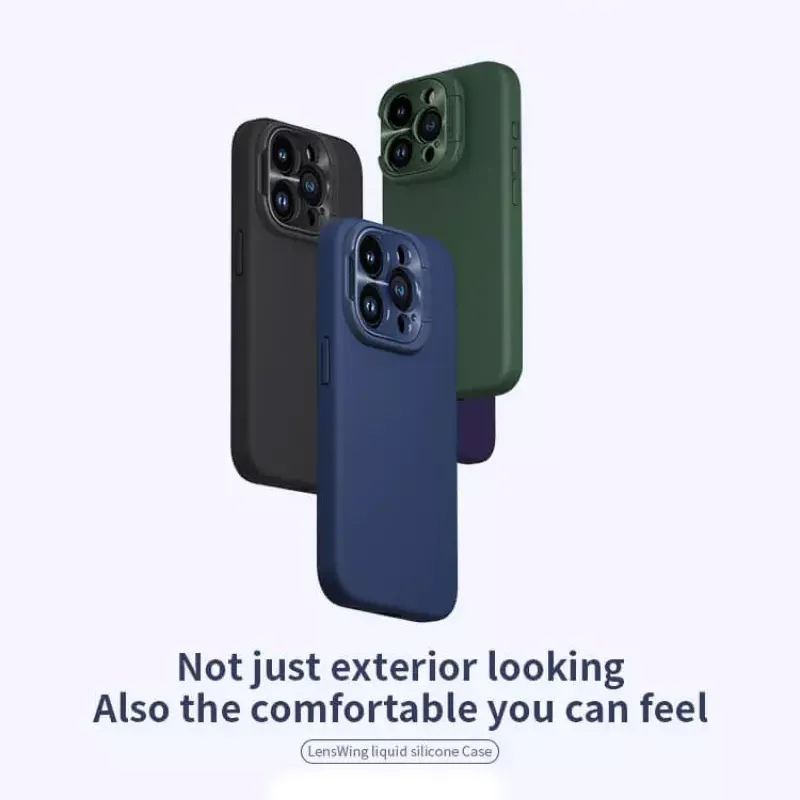 Maska Nillkin Lens Wing Prop Magnetic za iPhone 16 Pro Max 6.9 ljubicasta