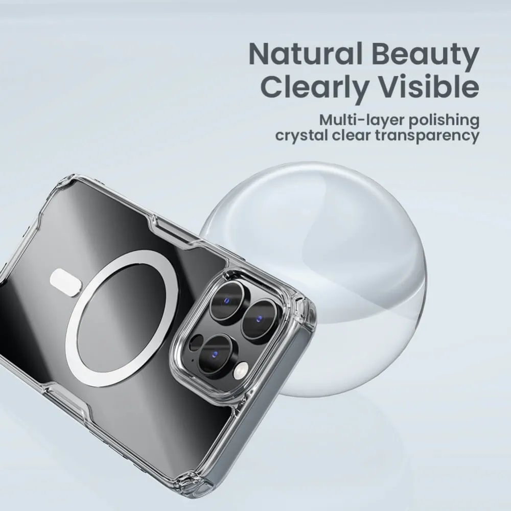 Maska Nillkin Nature Pro Magnetic za iPhone 16 Pro 6.3 transparent