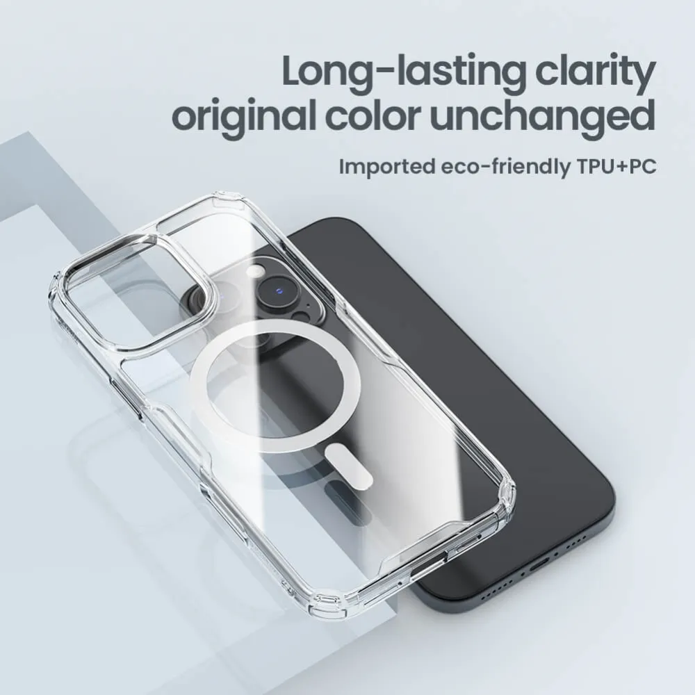 Maska Nillkin Nature Pro Magnetic za iPhone 16 Pro 6.3 transparent