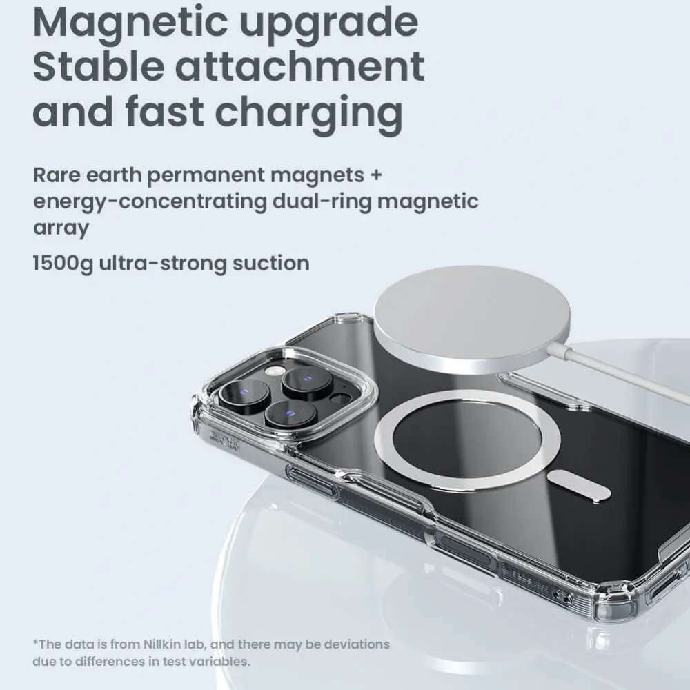 Maska Nillkin Nature Pro Magnetic za iPhone 16 Pro 6.3 transparent