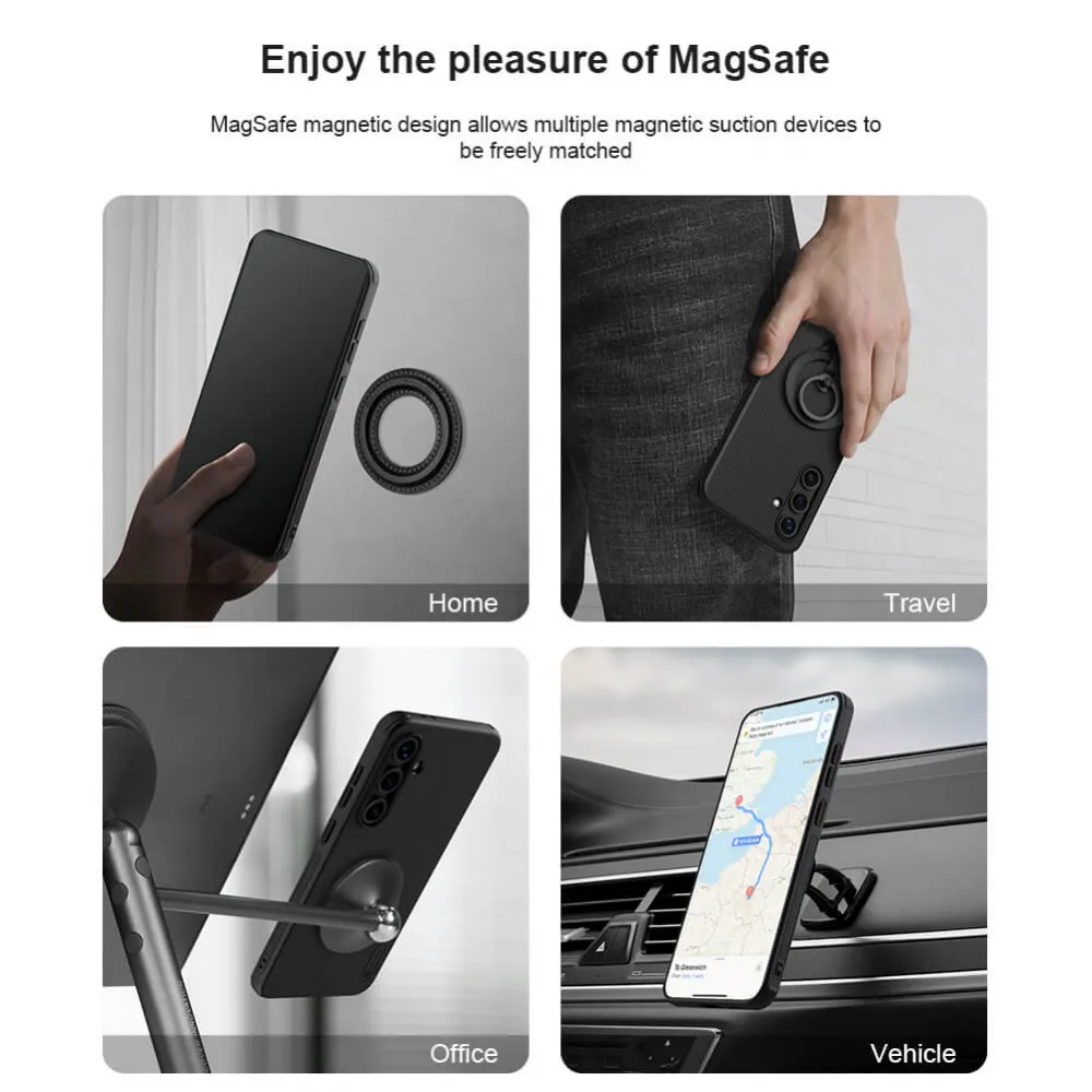 Maska Nillkin Scrub Pro Magnetic za Samsung S721B Galaxy S24 FE crna