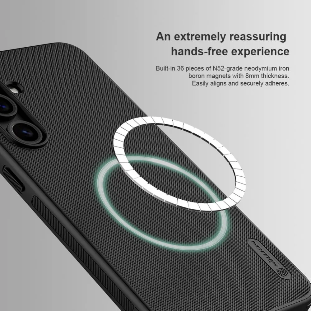 Maska Nillkin Scrub Pro Magnetic za Samsung S721B Galaxy S24 FE crna