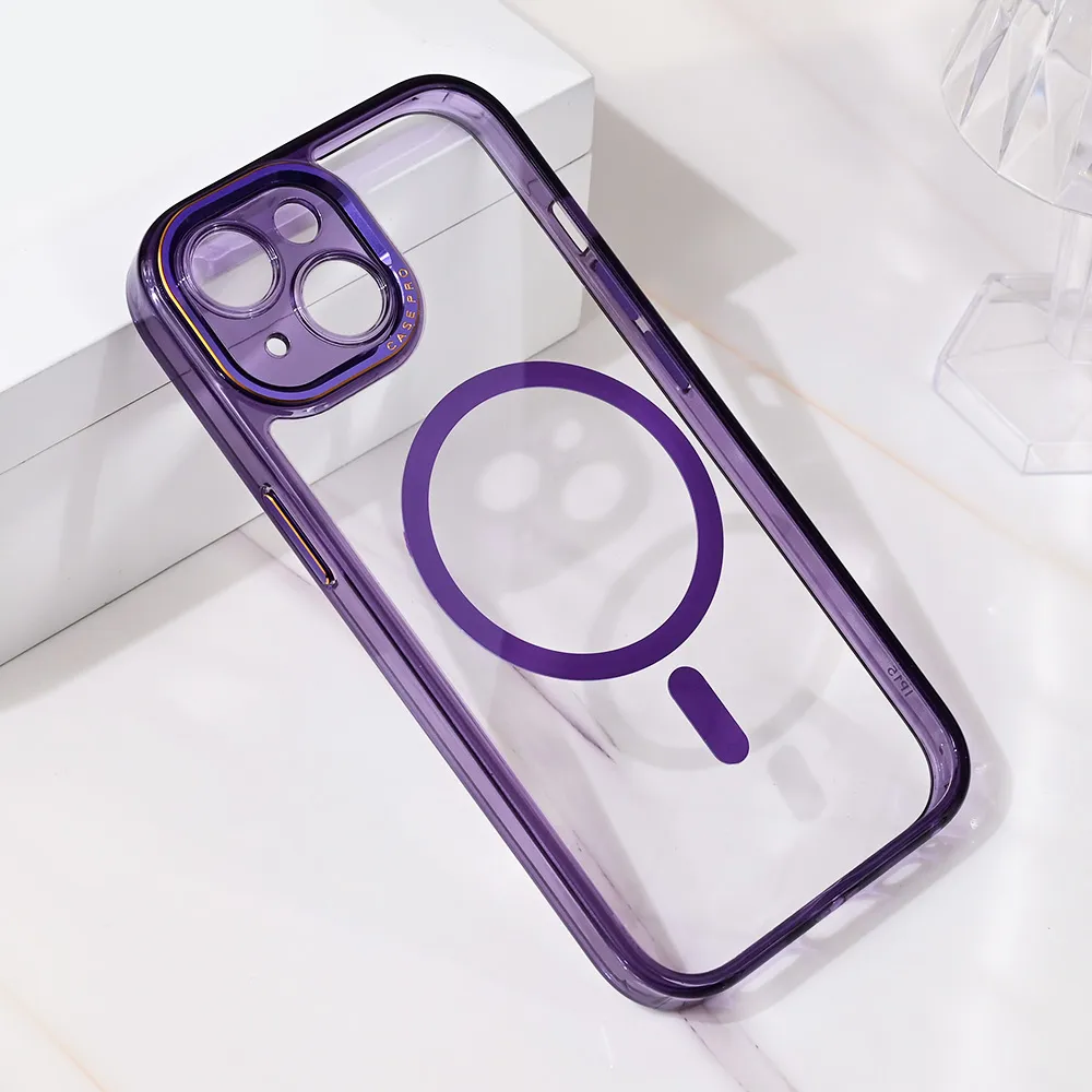 Maska Magsafe Camera Color za iPhone 14 6.1 ljubicasta