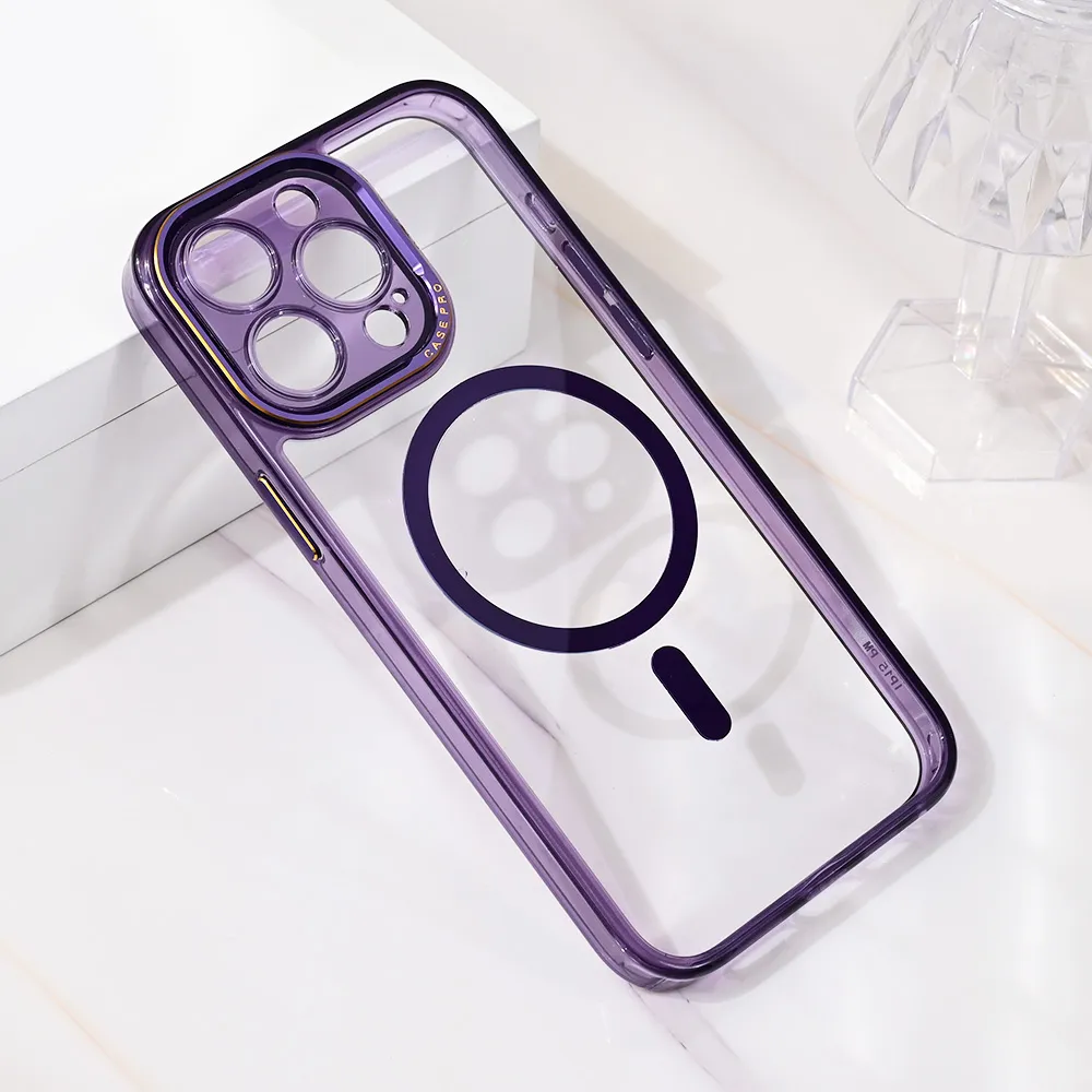 Maska Magsafe Camera Color za iPhone 15 Pro Max 6.7 ljubicasta
