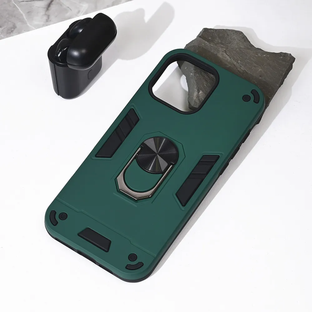 Maska Hard Ring za iPhone 16 Pro Max 6.9 tamno zelena