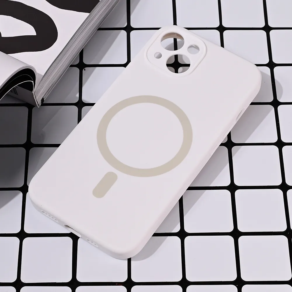 Maska Magsafe Pure color za iPhone 13 6.1 bela