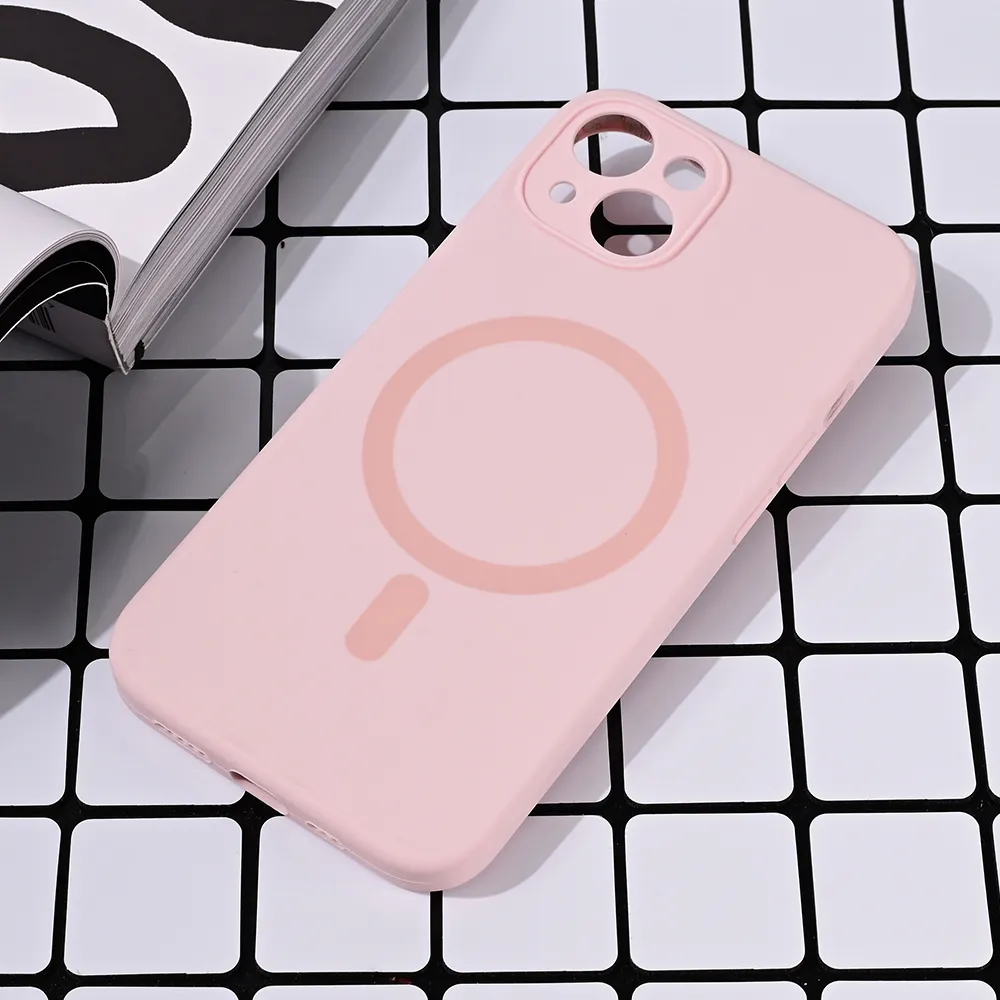 Maska Magsafe Pure color za iPhone 13 6.1 roze