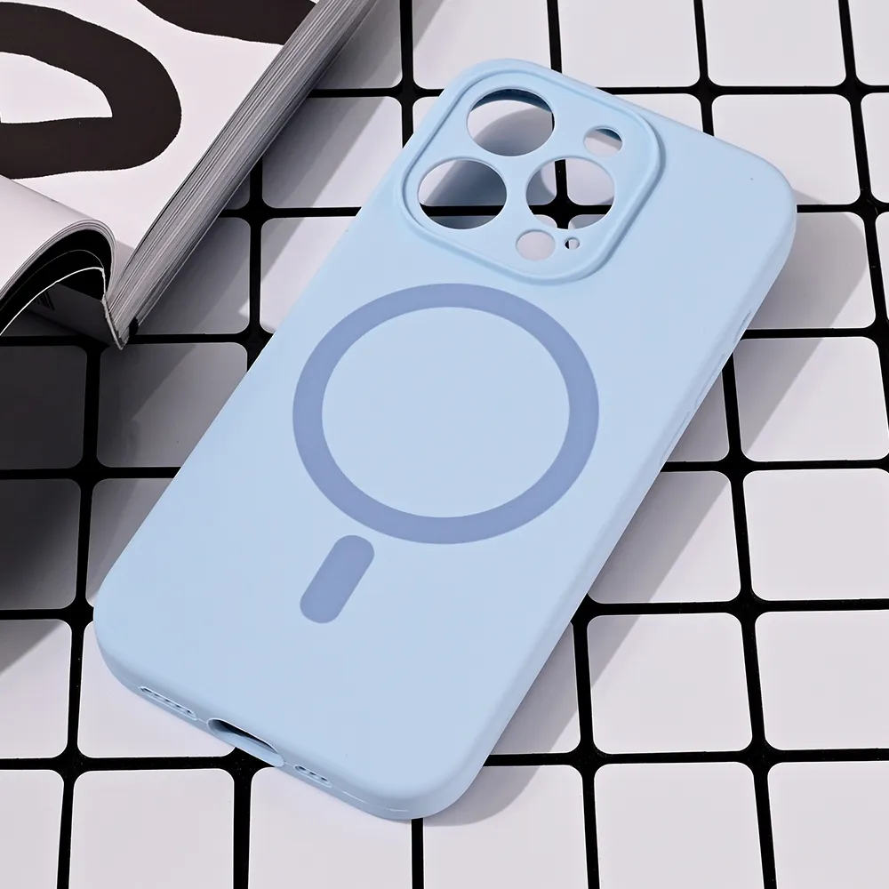Maska Magsafe Pure color za iPhone 14 Pro 6.1 svetlo plava
