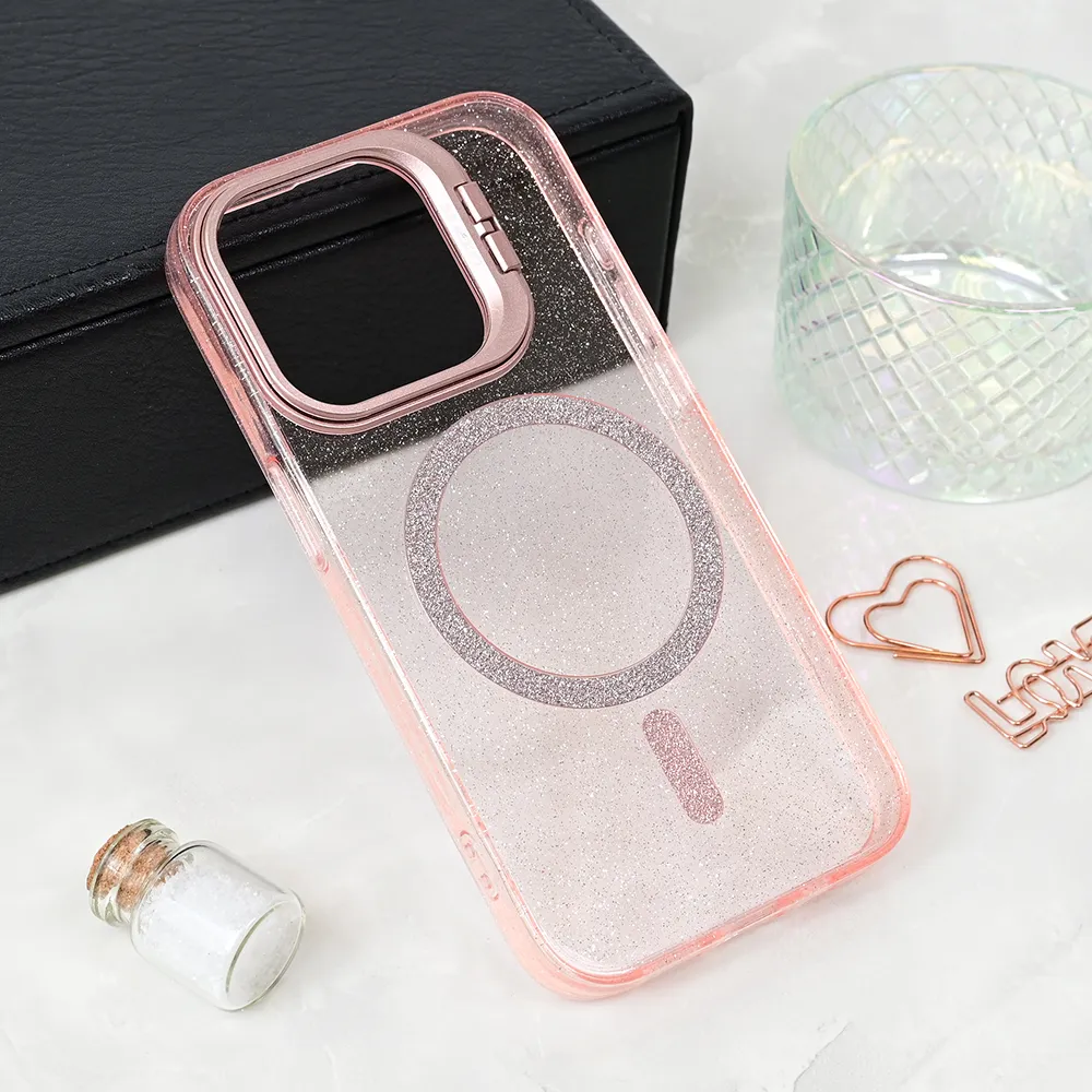 Maska Magsafe Sparkle za iPhone 13 Pro 6.1 roze