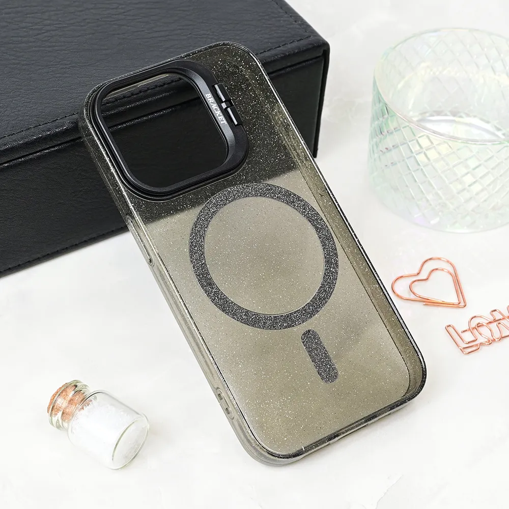 Maska Magsafe Sparkle za iPhone 14 Pro 6.1 crna