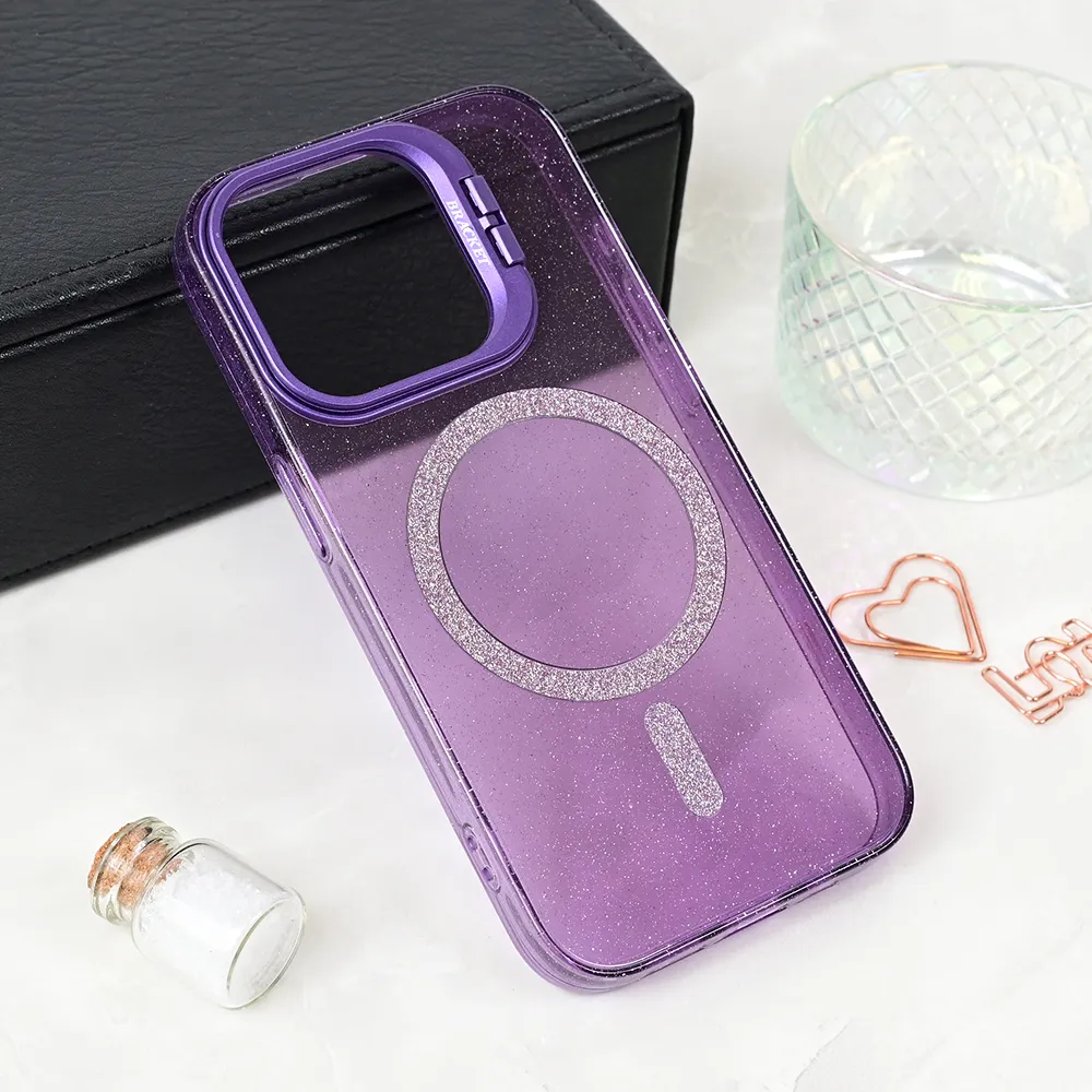 Maska Magsafe Sparkle za iPhone 14 Pro 6.1 ljubicasta