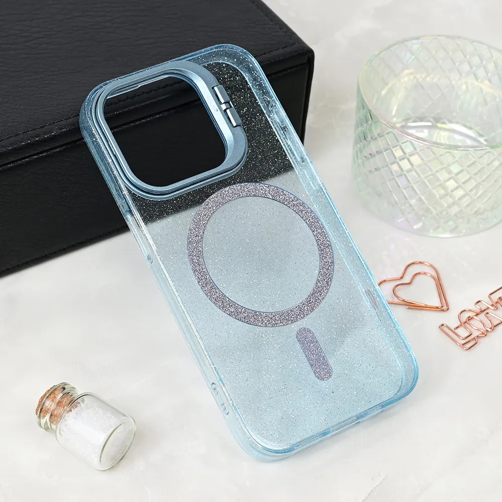 Maska Magsafe Sparkle za iPhone 15 Pro 6.1 plava