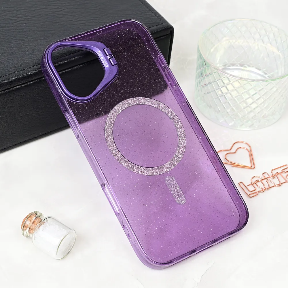 Maska Magsafe Sparkle za iPhone 16 Plus 6.7 ljubicasta