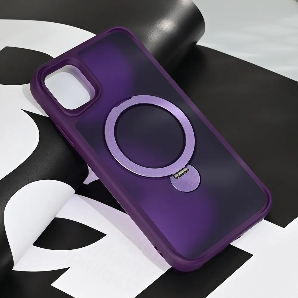 Maska Magsafe Ring Stand za iPhone 11 6.1 ljubicasta