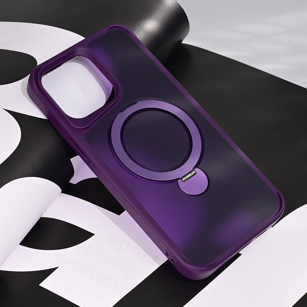 Maska Magsafe Ring Stand za iPhone 13 Pro Max 6.7 ljubicasta