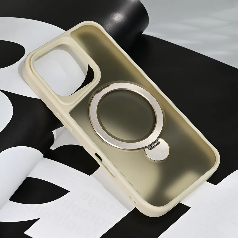 Maska Magsafe Ring Stand za iPhone 16 Pro 6.3 krem