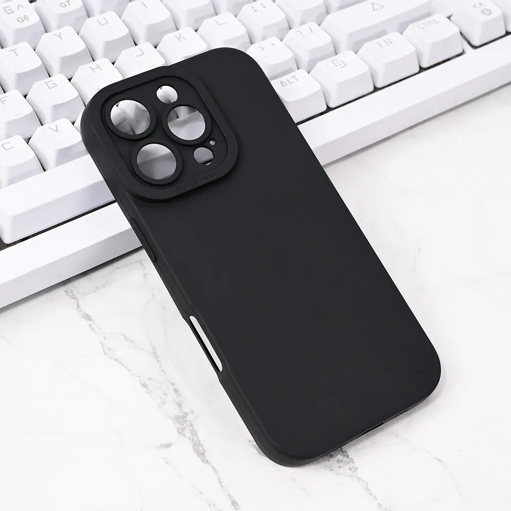 Maska Silikon Pro Camera za iPhone 16 Pro 6.3 crna