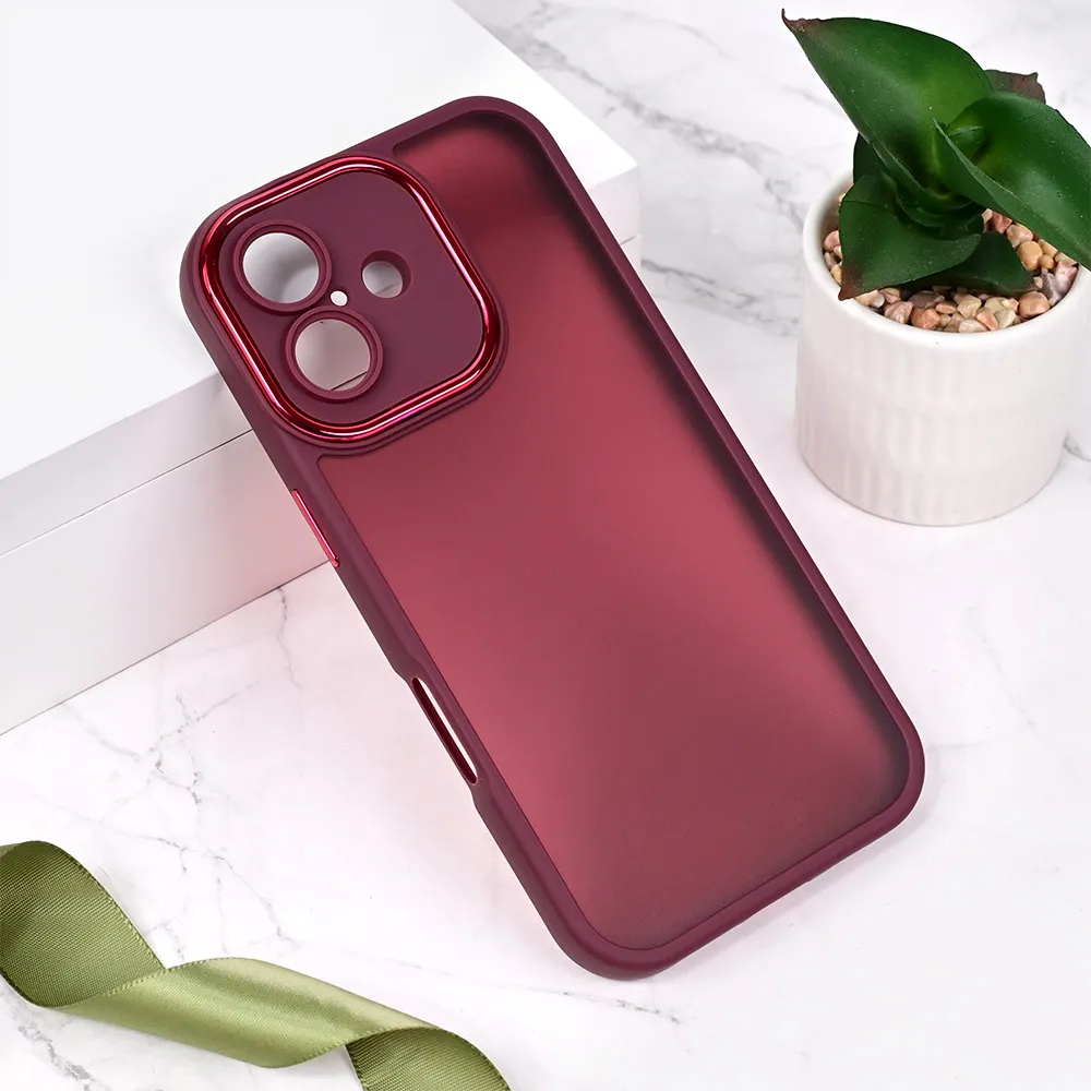 Maska Shining Camera za iPhone 16 6.1 crvena