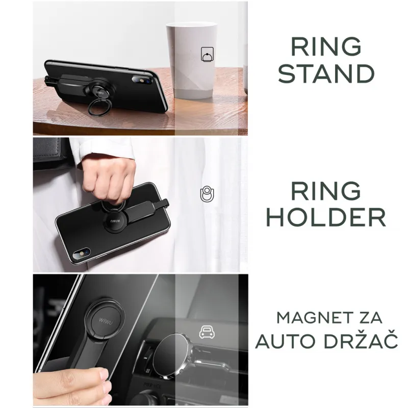 Adapter Wiwu za slusalice i punjenje iPhone lighting crni