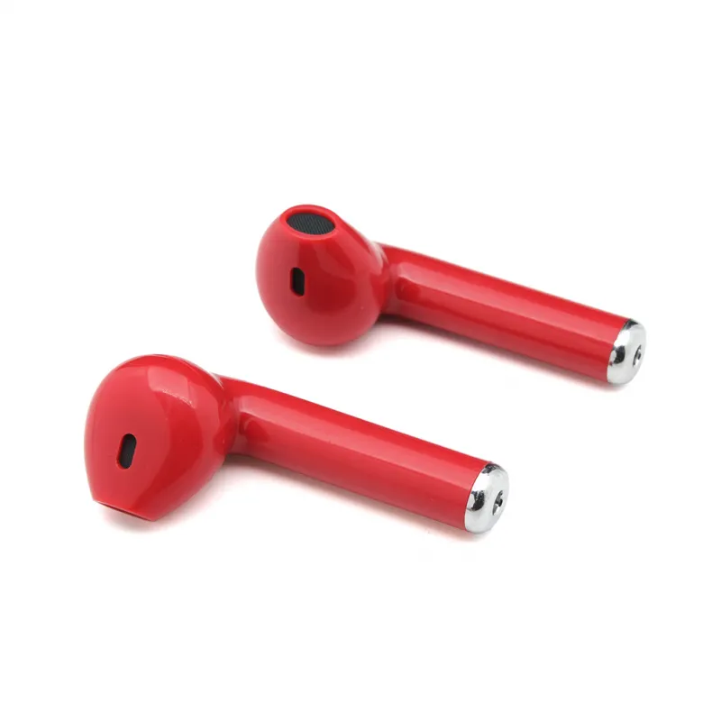 Bluetooth slusalice Airpods i7s TWS crvene