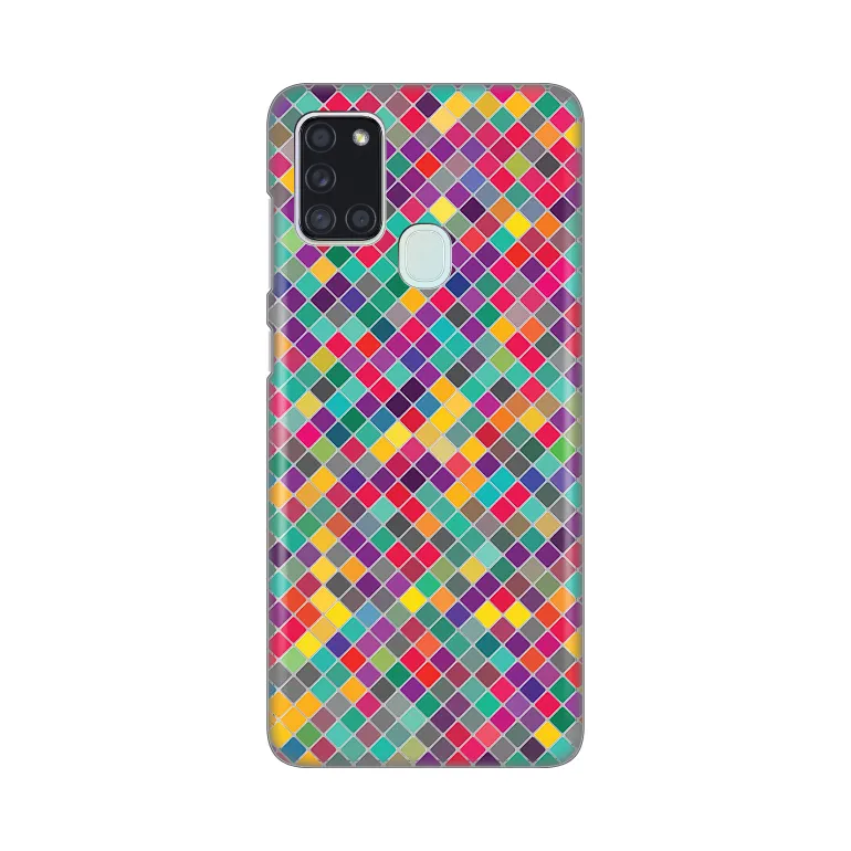 Maska Silikonska Print Skin za Samsung A217F Galaxy A21s Colorful cubes