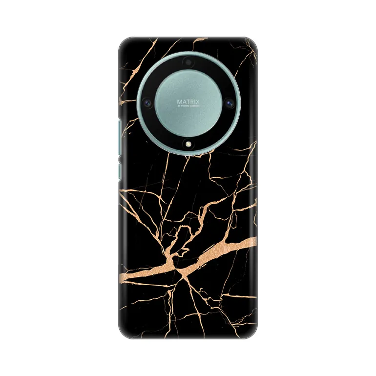 Maska Silikonska Print za Honor Magic 5 Lite All Black