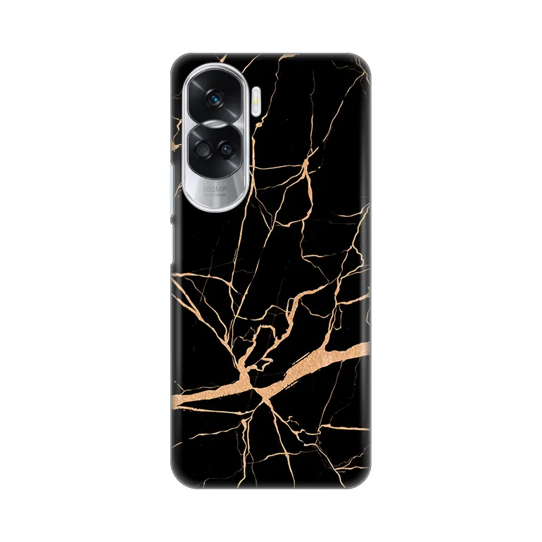 Maska Silikonska Print za Honor 90 Lite All Black