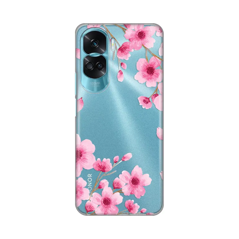 Maska Silikonska Print Skin za Honor 90 Lite Rose Flowers