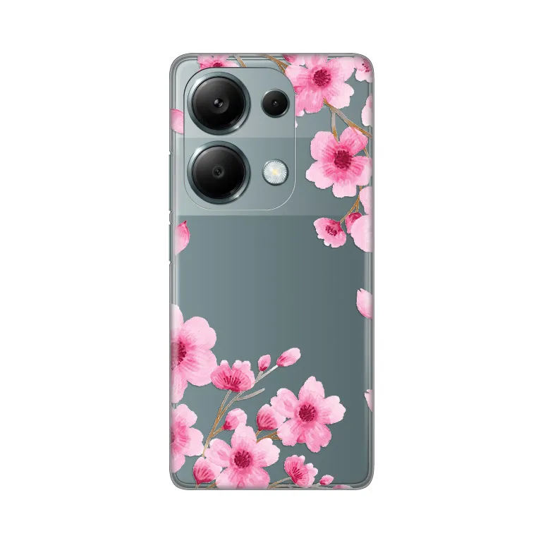 Maska Silikonska Print Skin za Xiaomi Redmi Note 13 Pro 4G (EU) Rose Flowers