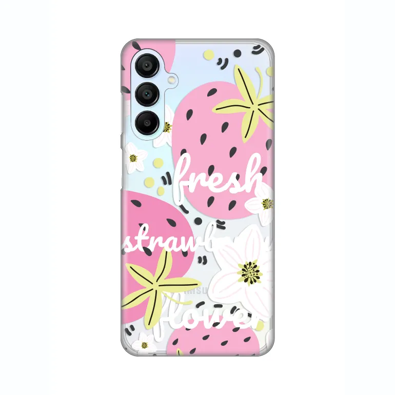 Maska Silikonska Print Skin za Samsung A156B Galaxy A15 5G Fresh Pink