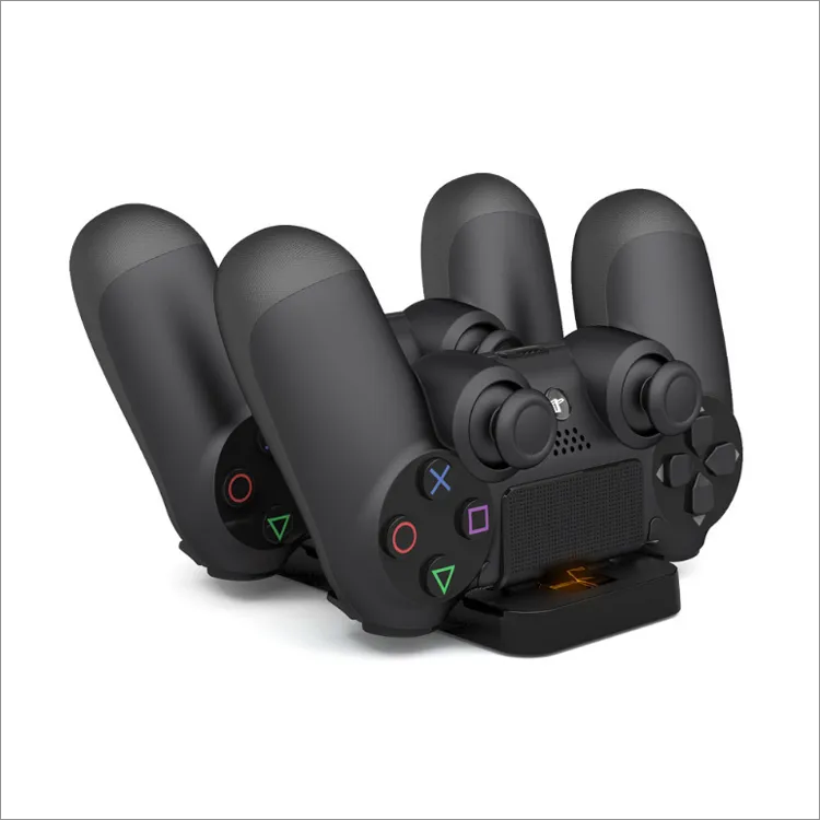 Dobe TP4-002 Punjac za PS4 kontrolere dual crni