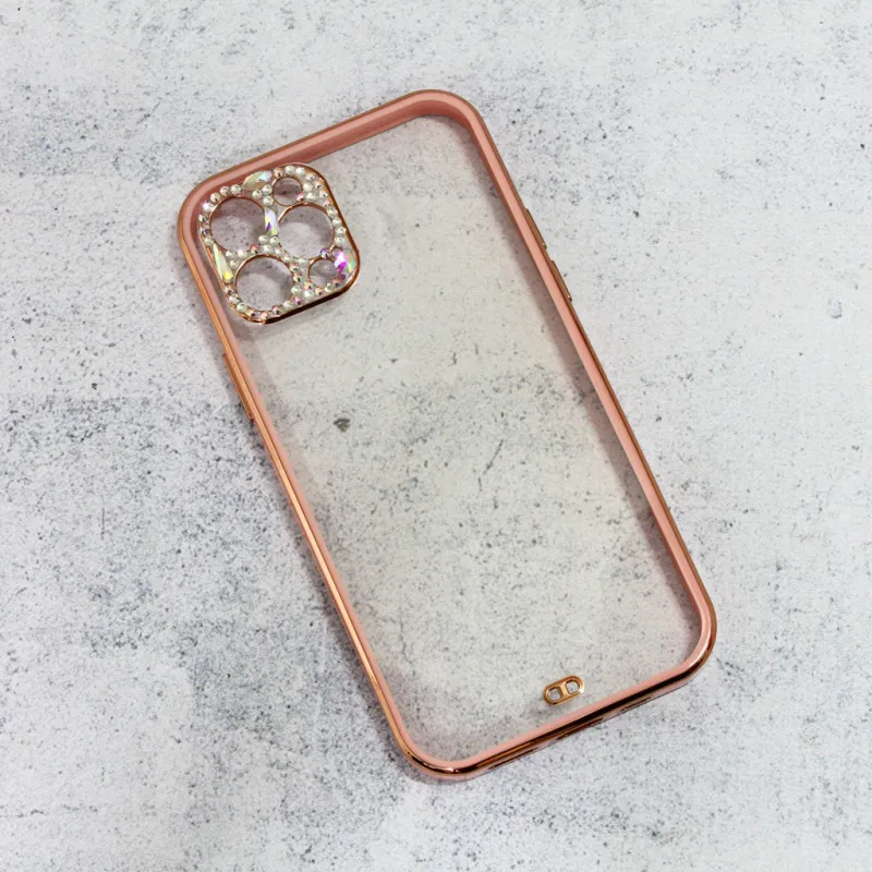 Maska Cirkon Camera za iPhone 12 Pro 6.1 roze