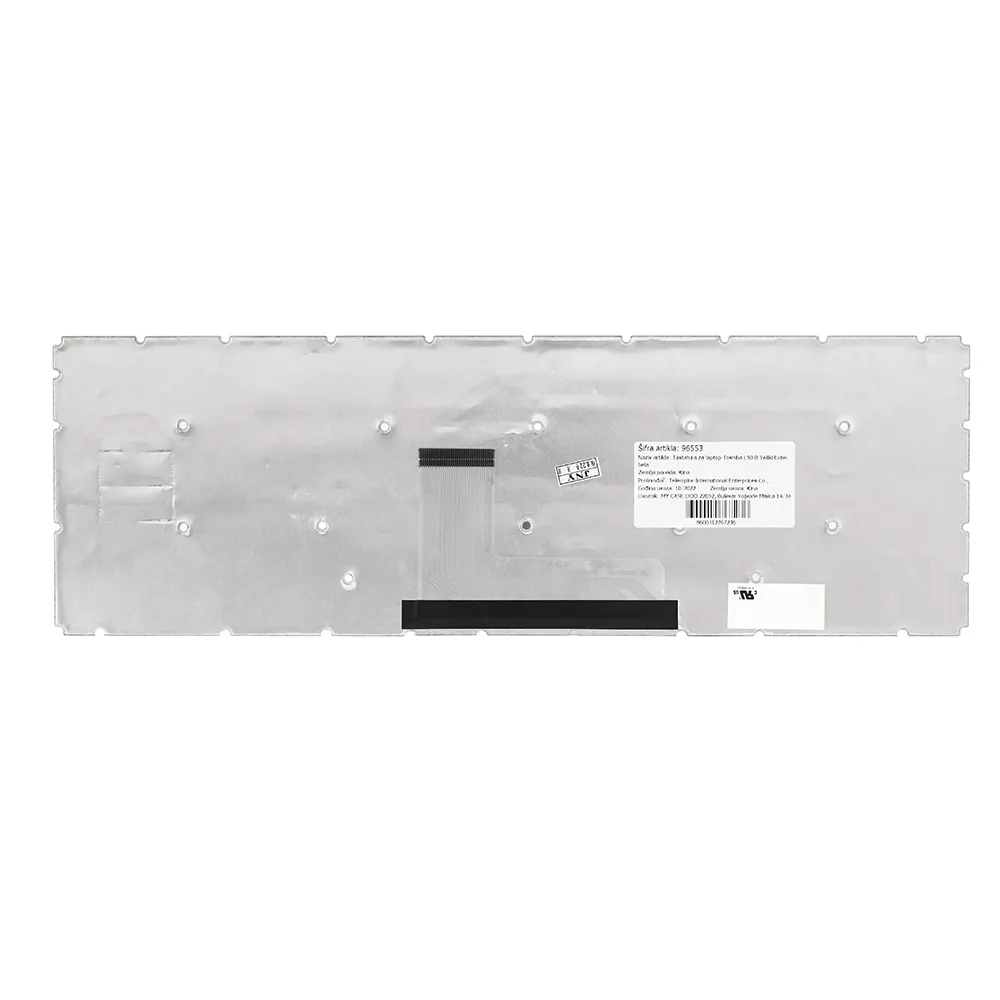 Tastatura za laptop Toshiba L50-B Veliki Enter bela