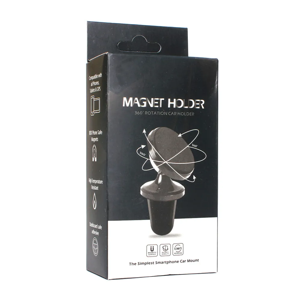 Auto stalak GH - C10 magnet za ventilaciju crni