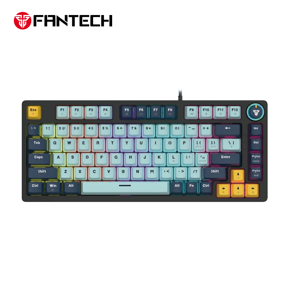 Tastatura Mehanicka Gaming Fantech MK875 RGB Atom 81 SkyBlue (Blue switch)
