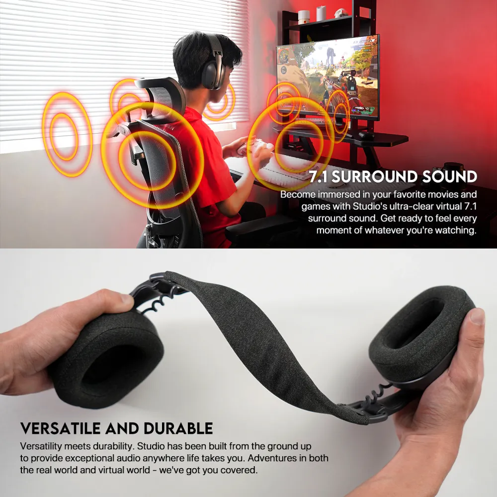 Bluetooth slusalice Fantech WHG03 Studio crne