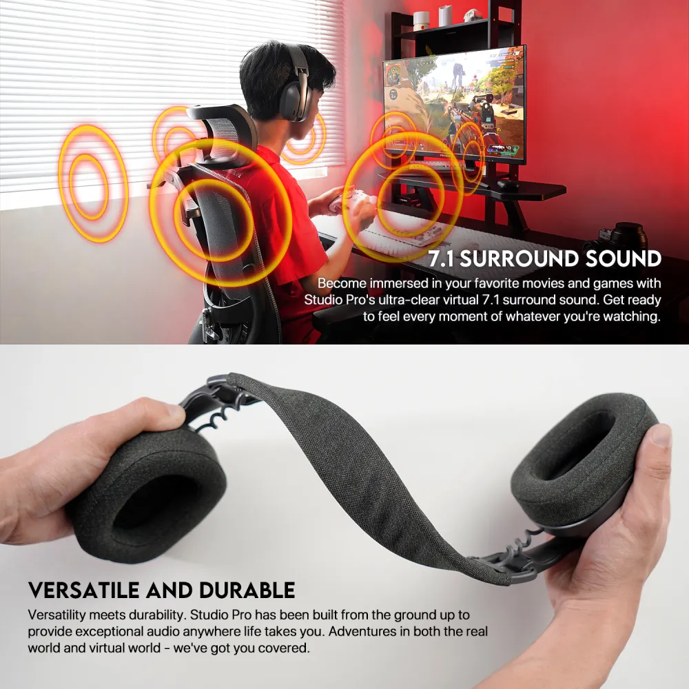 Bluetooth slusalice Fantech WHG03 PRO Studio Pro sive