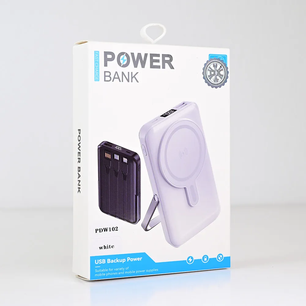 Power bank prenosiva baterija Magsafe PD W102 10000mAh bela