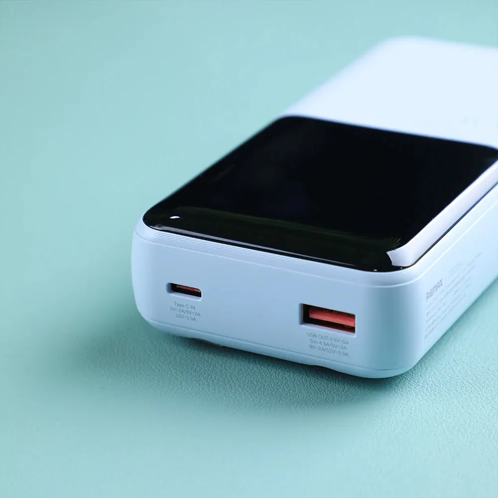 Power Bank with 2 Fast Charging Cables REMAX Cynlle Series RPP-680 PD 20W+QC 22.5W 20000mAh plavi