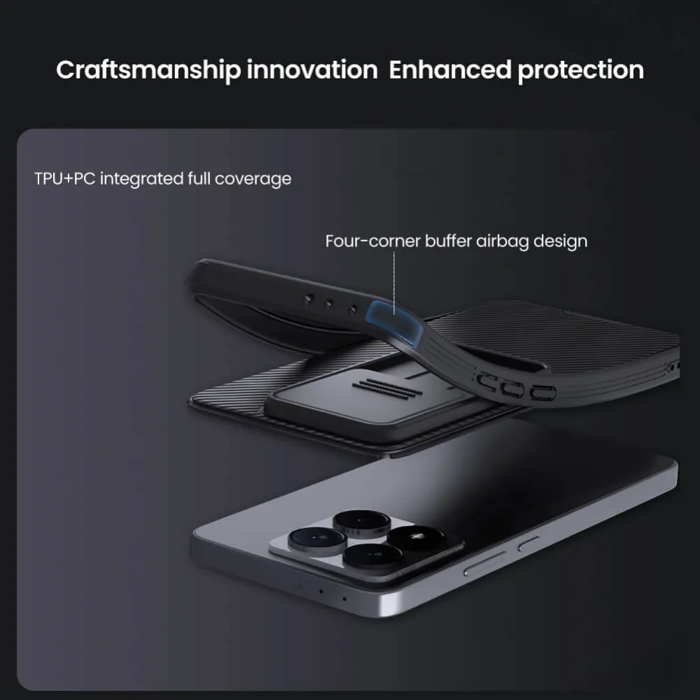 Maska Nillkin CamShield Pro za Xiaomi 14T crna