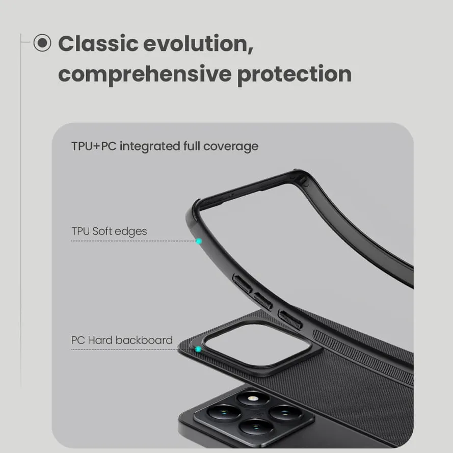 Maska Nillkin Scrub Pro za Xiaomi 14T crna