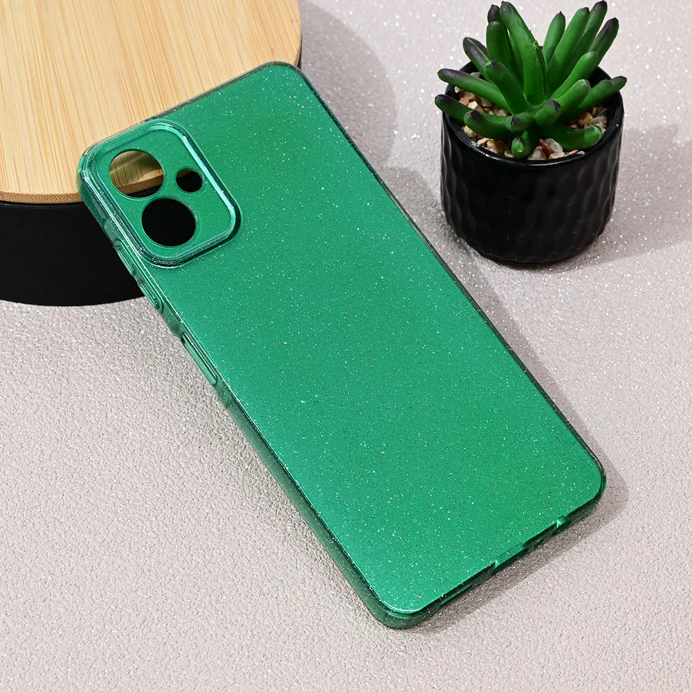 Maska Sparkle Dust za Samsung A065F Galaxy A06 5G zelena