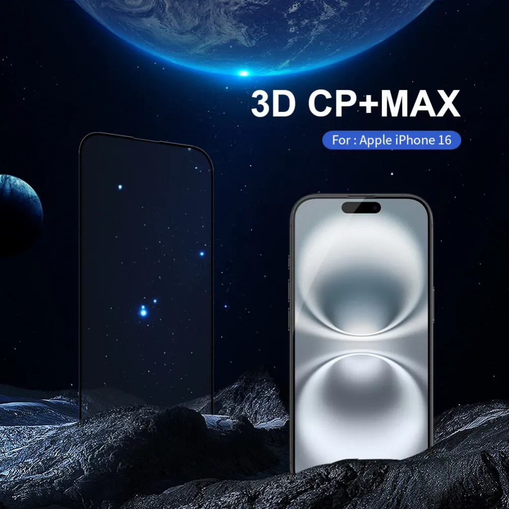Zastitno staklo Zastitno staklo Nillkin 3D CP+Max za iPhone 16 6.1 crni